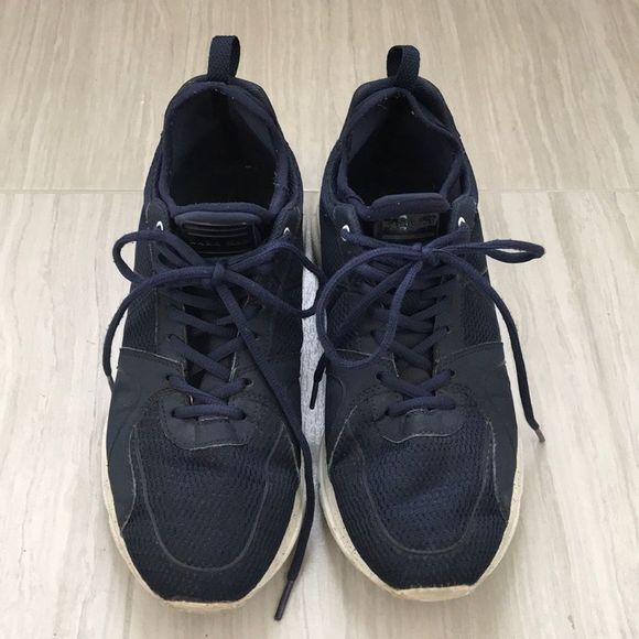 Zara Other - Zara Man Navy Blue Sneakers